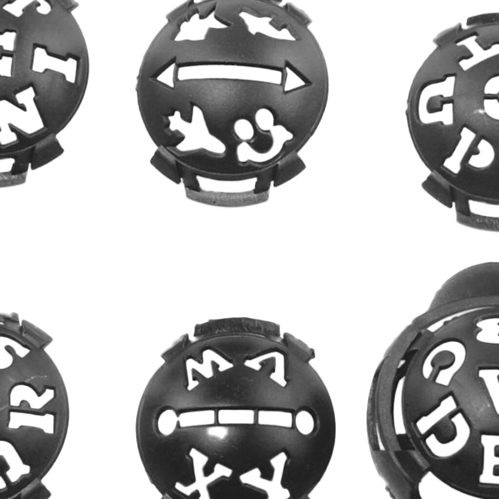6 Stuks Liner Marker Template Tekening Mark Alignment Tool Voor Putting Training Golfbal Alignment Tool