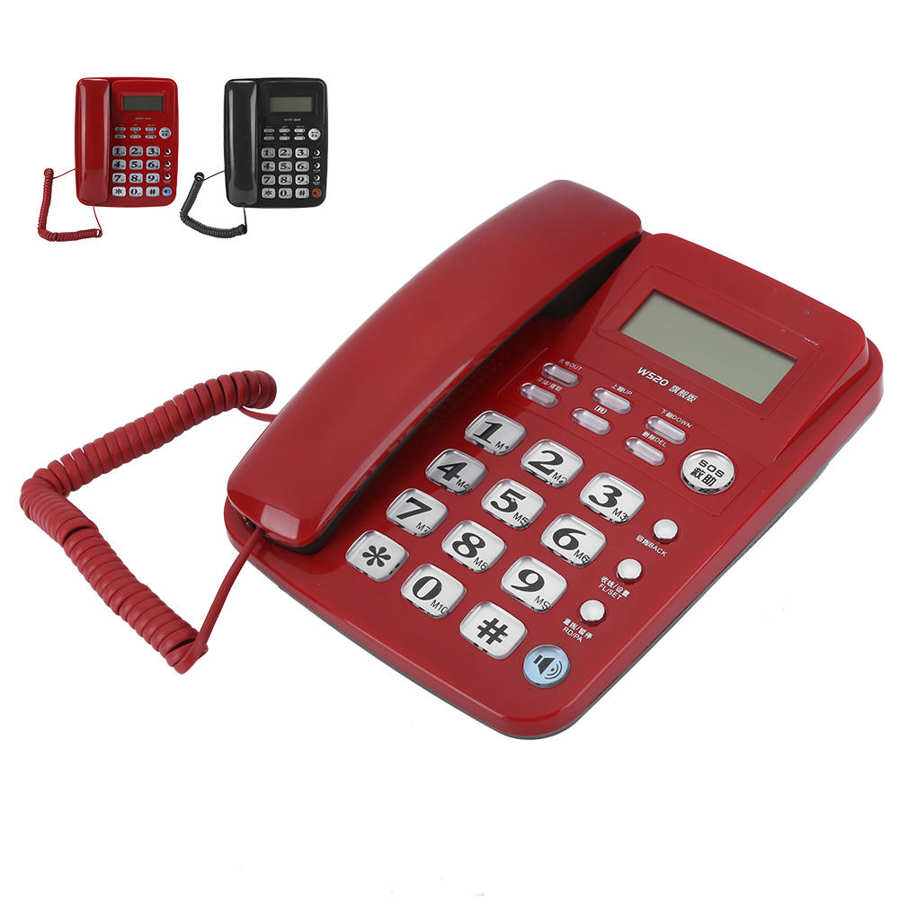 W520 Caller Identification Telephone Hands Free Call for Office Home Family Business