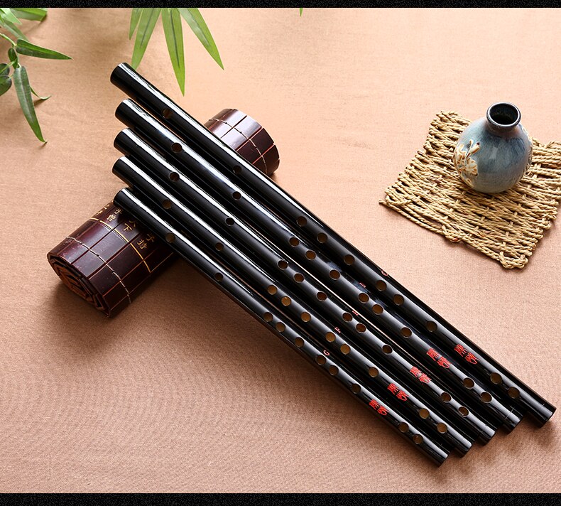 Instrumentos musicales tradicionales chinos de , flauta dizi de bambú para principiantes, llave C D E F G, flauta transversal
