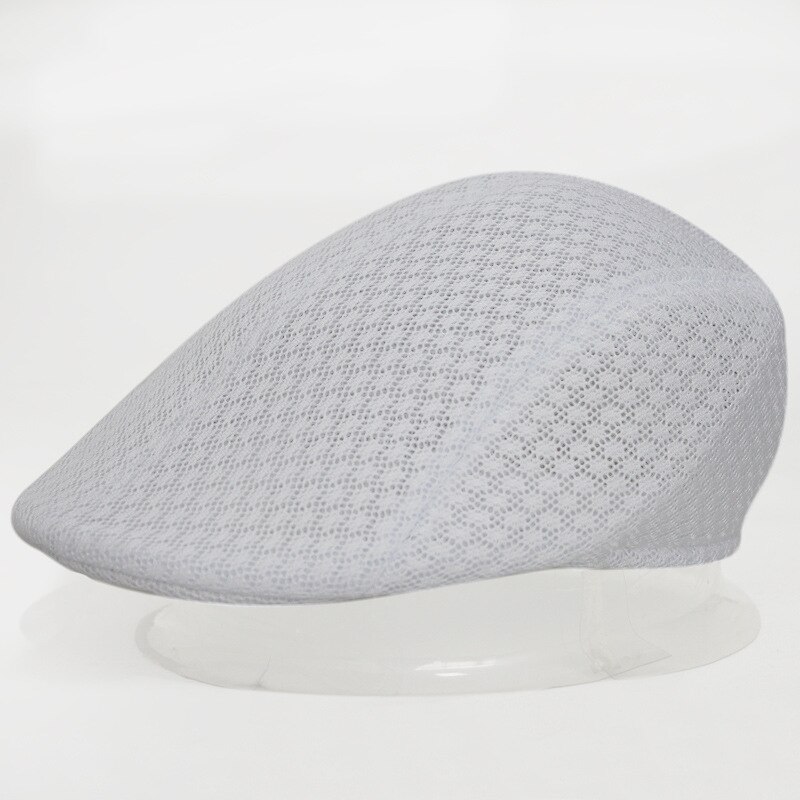 Ms spring and summer men all outdoor mesh in the sealing air holes summer cool beret han edition sports cap: white