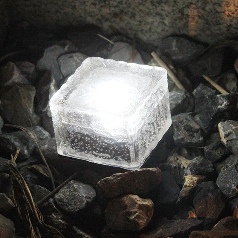 Solar LED Floor Tile Lights Rainproof Underground Night Lamp for Outdoor Garden U90A