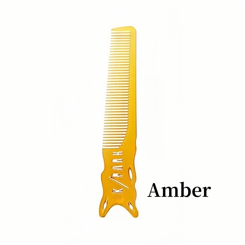 Kolorowe grzebienie z krawędzią robić strzyżenia włosów, fryzjerskie grzebienie robić strzyżenia na płasko dla mężczyzn, profesjonalne grzebienie robić strzyżenia włosów, szczotki fryzjerskie, narzędzia robić stylizacji włosów w salonie fryzjerskim.: Czerwony