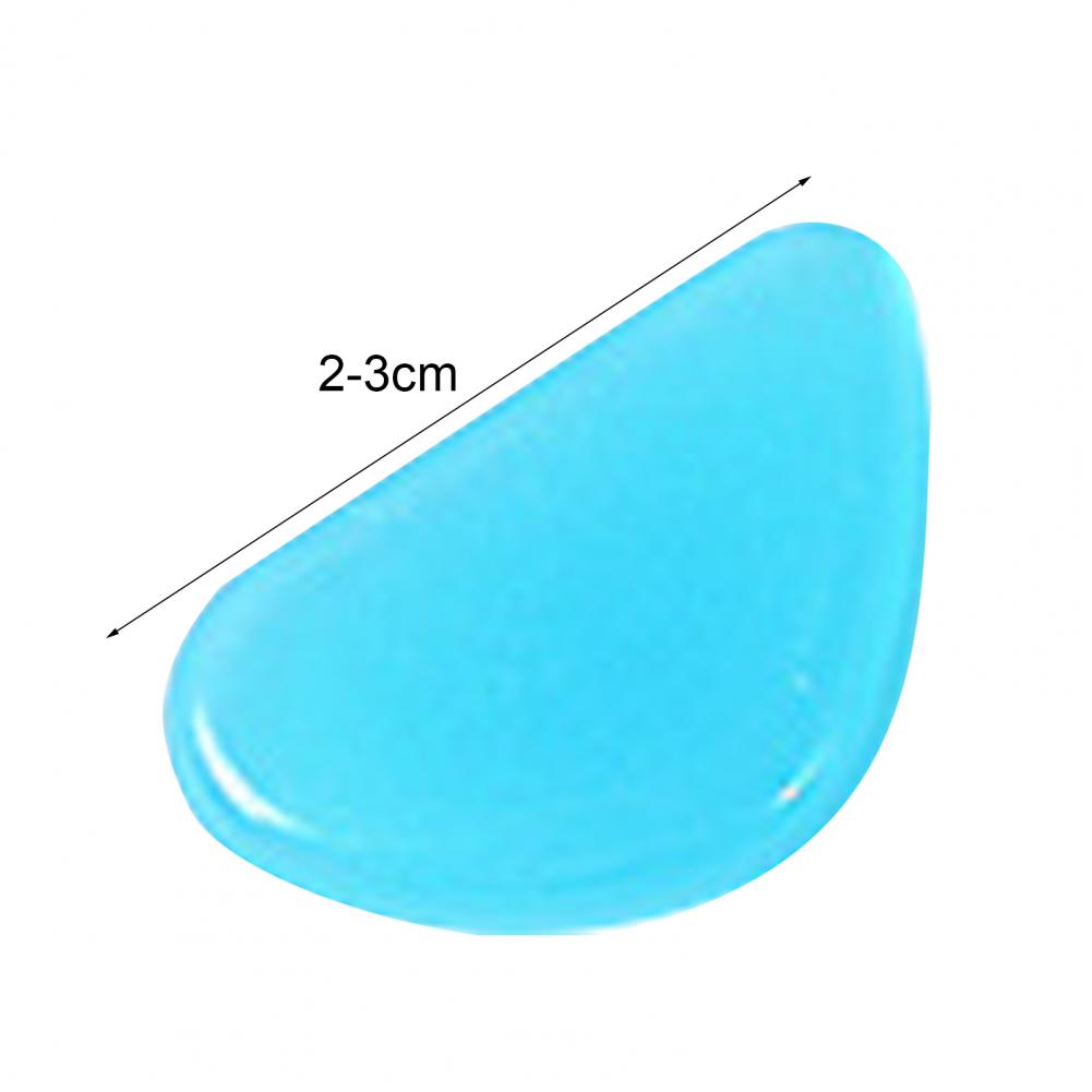 200Pcs Glow in Dark Garden Pebbles Glow Stones Rocks Geometric Shape Multi-Color Flower Pots Luminous Stones for Walkways