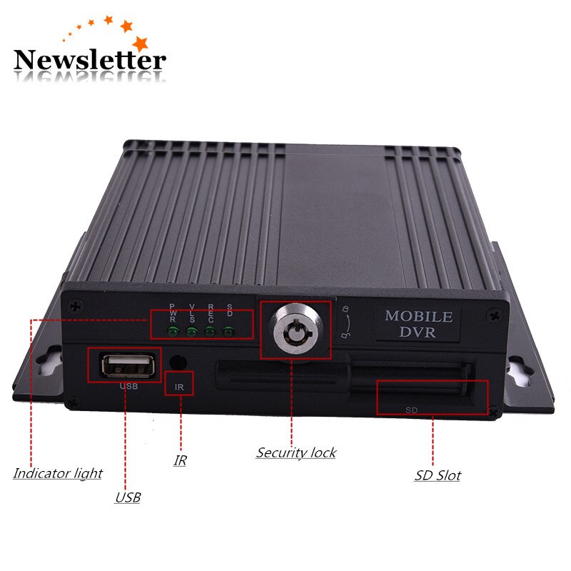 SD card MDVR, Mobile DVR for vehicle 4CH Realtime CCTV H.264 4CH720P Mobile Car Vehicle DVR