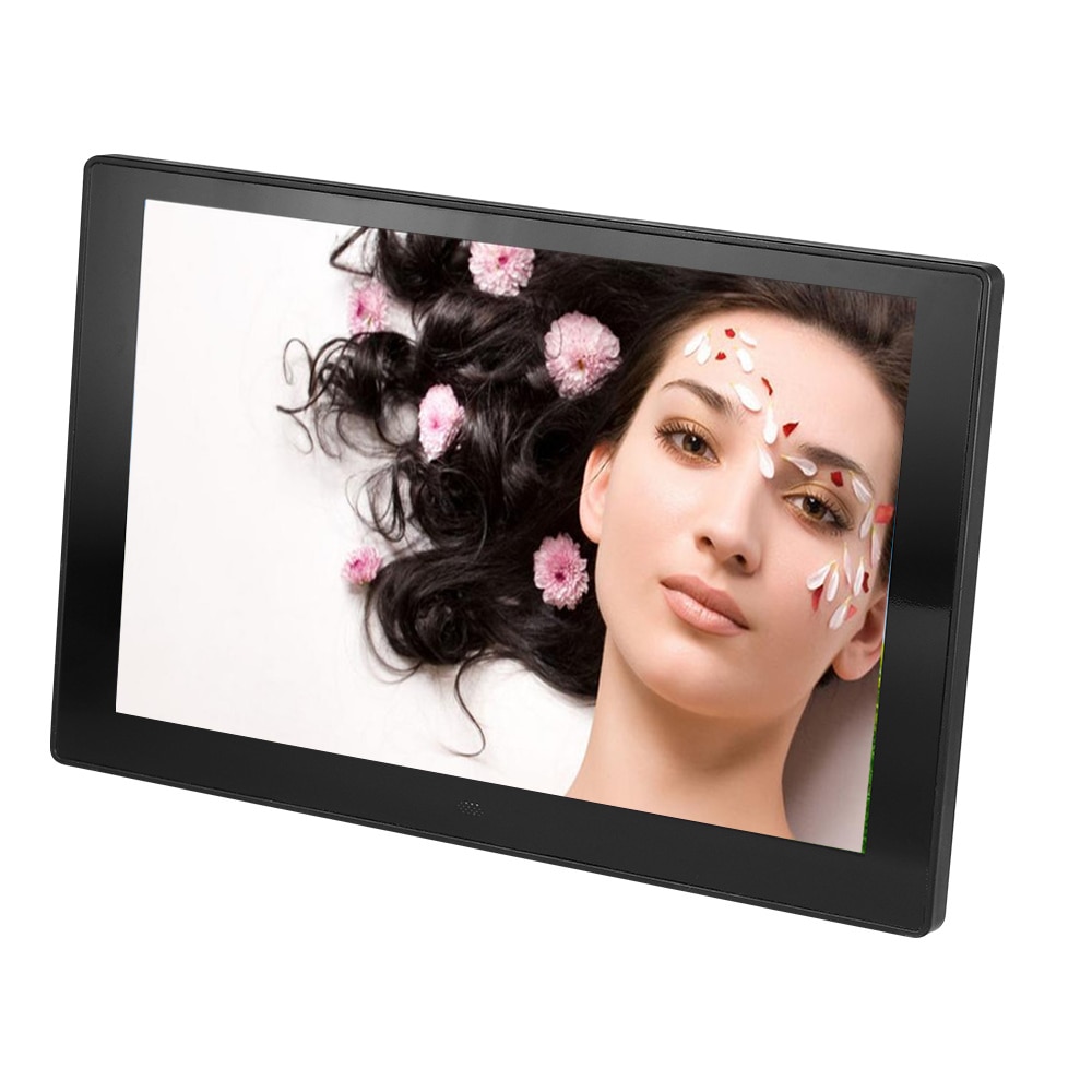 IPS 10 inch Digital Picture Photo Frame Full-View Screen Photo Album 1280*800 Clock Calendar Video Player