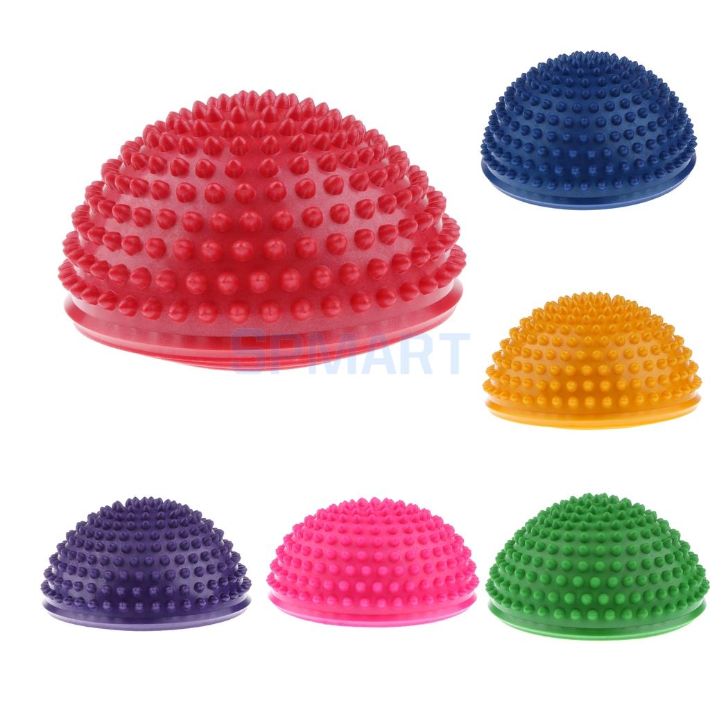 Hedgehog Style Balance Pod - Inflated Stability Wobble Cushion - Exercise Fitness Core Balance Disc for Kids Adult Outdoor Toys