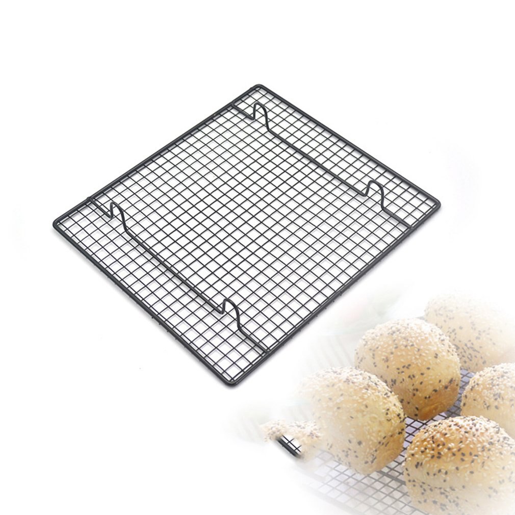 Stainless Steel Wire Grid Cooling Cake Food Rack Oven Safe Kitchen Baking Pizza Bread Barbecue Holder Shelf