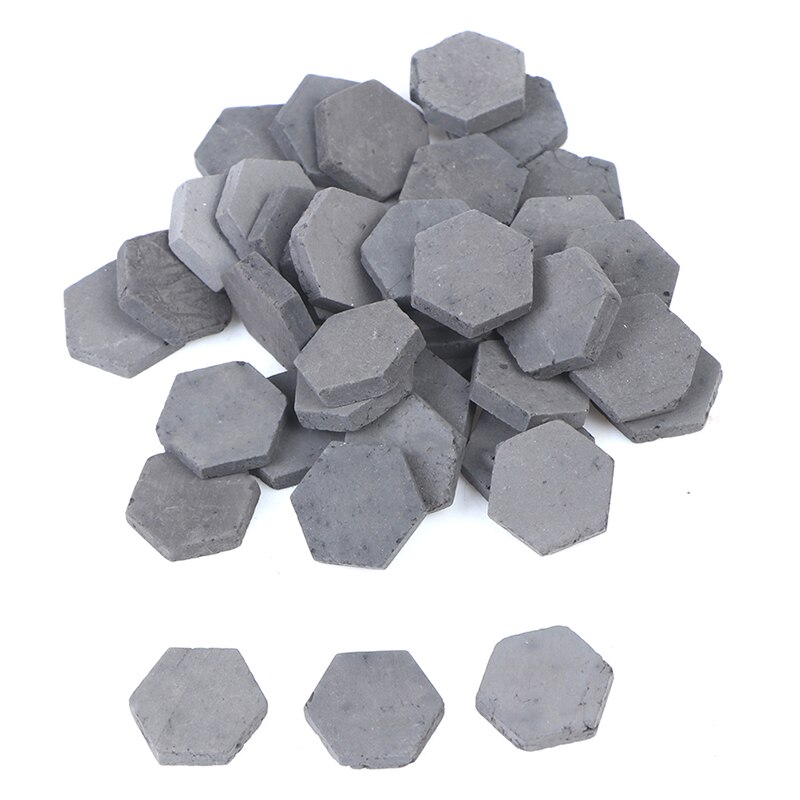 40PCS 1/16 Scale Simulation Miniature Hexagon Red Brick Model Toy MYPANDA: A2