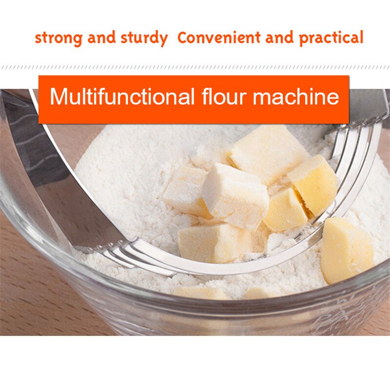 Pastry Cutter And Scraper Set Stainless Steel Dough Blender, Spatula-Pizza/Biscuits Dough Cutter- Chopper Baking Dough Tools