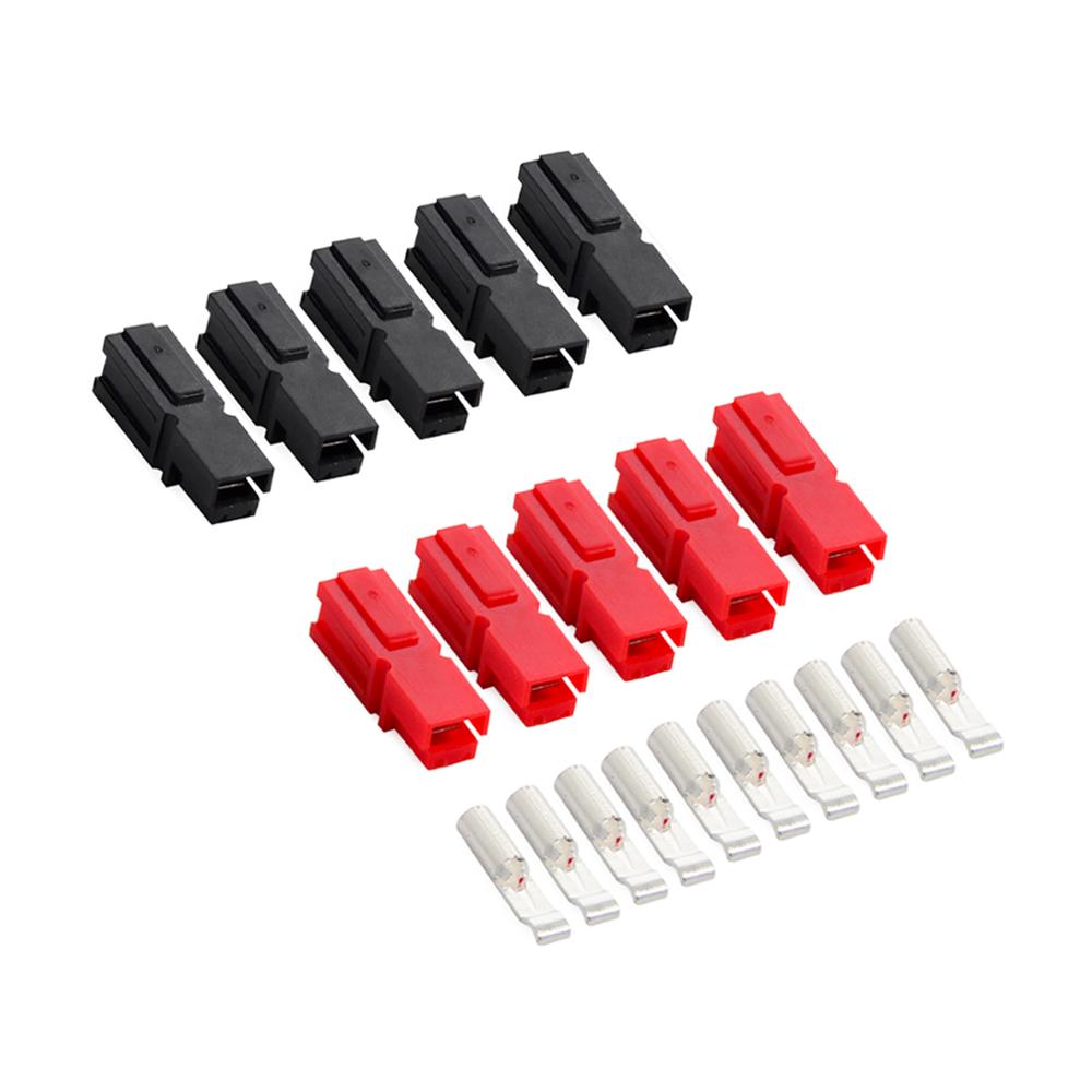 10 pairs 30A Amp 600V Power Marine Connector Pole Red Black For Anderson Powerpole