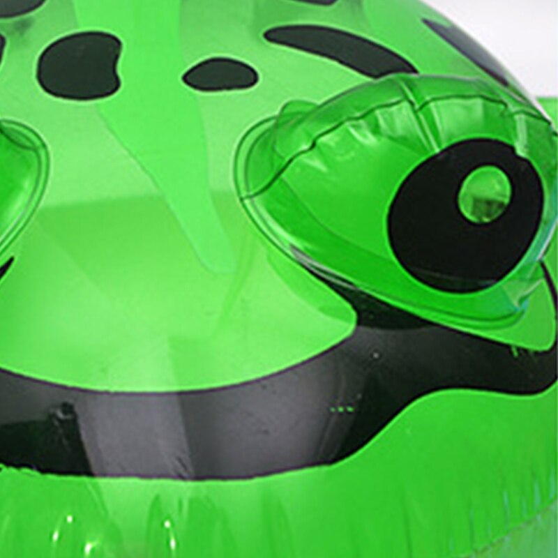 Funny Cute Inflatable Frog with Flashing Light Animal Blow up Toys Party Decor 97BD