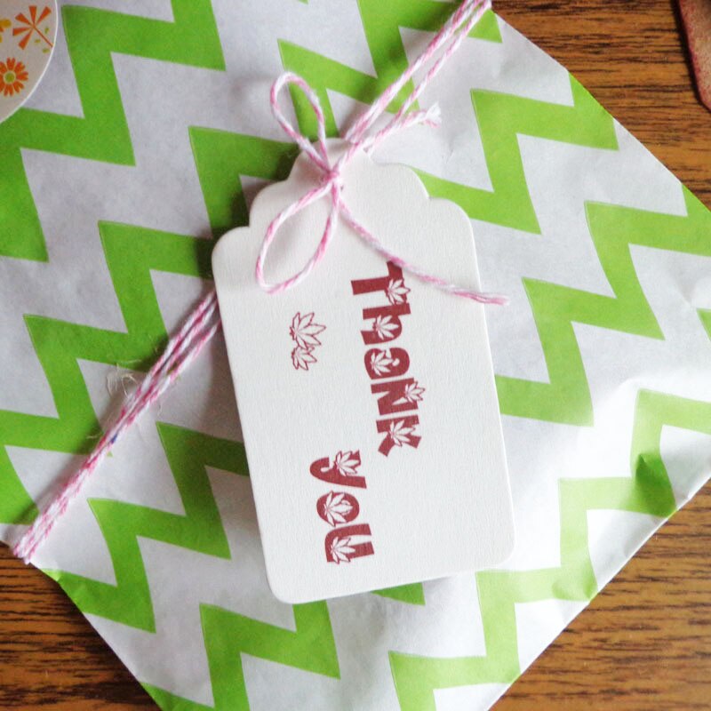 50pcs Thank You Paper Tag DIY Clothing Sewing Supplies Hang Tag 4x7cm Party Wedding Price Paper Label Cards Handmade Craft