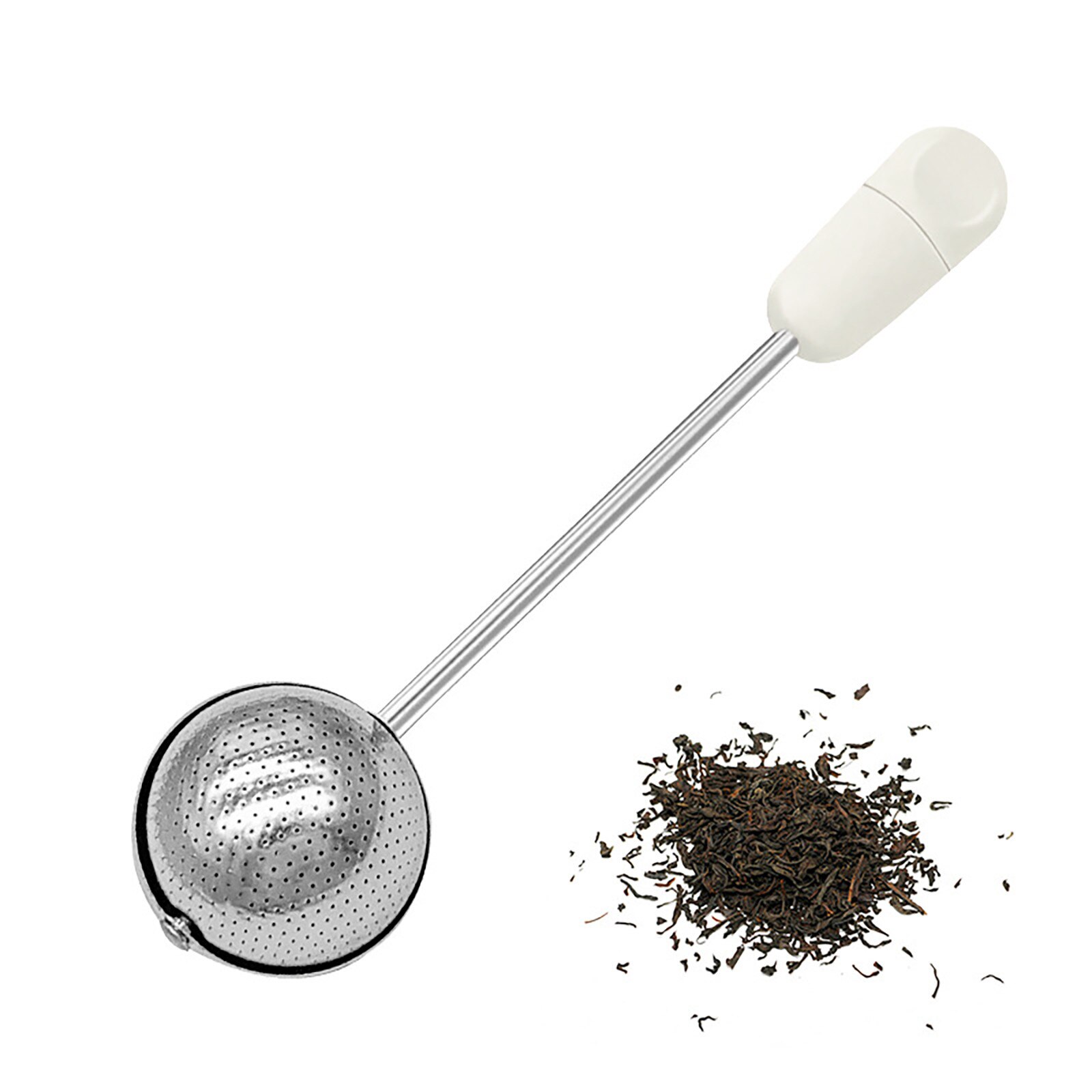 Een Bediening Van Baker 'S Afstoffen Stick Voor Poedersuiker Spice Meel Lepel Poedersuiker Lepel Roestvrij Staal