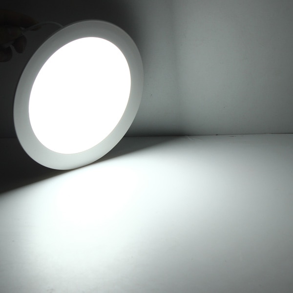 Forsænket led loftslampe 3-25w varm hvid/naturhvid/kold hvid rund ultra tynd led panel lys  ac85-265v led ned lys