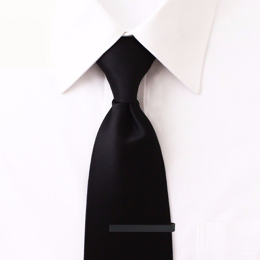 Kbap masculino clássico clipe de gravata de metal braçadeira gravata pino pescoço barra de gravata fecho de casamento presentes de negócios para ele pai marido