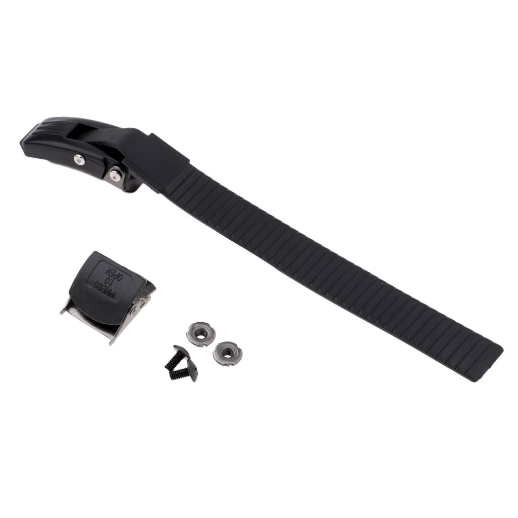 2 Set Vervanging Inline Skate Strap Schaatsschoenen Energy Strap Skate Strap Gespen Schroeven Voor Mannen Vrouwen Kinderen