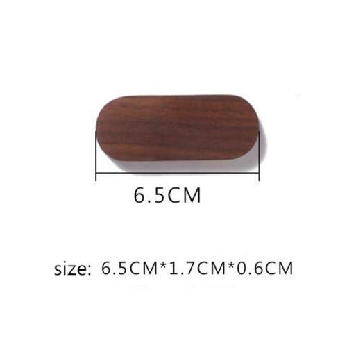 Solid wood key holder Wall hanging Wood wall hanging Car keys Multifunctional suction magnetism Walnut Beech: 04        S
