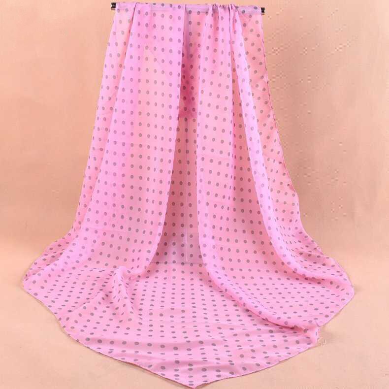 vrouwen Zijden Sjaal Vierkante Dames Sjaals en Wraps Zachte Dot Kantoor Kleine Haar Hals Hijaabs Foulard Halsdoek 70*70cm: Roze