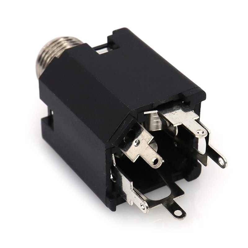 Weiblicher mikrofonkabelstecker, mikrofonzubehör, weibliche buchse für mikrofon 6.35mm und video