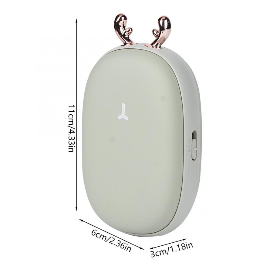 2 in 1 mini draagbare usb-oplaadbare dubbelzijdige thermostatische handwarmer mobiele powerbank verwarming calefactor