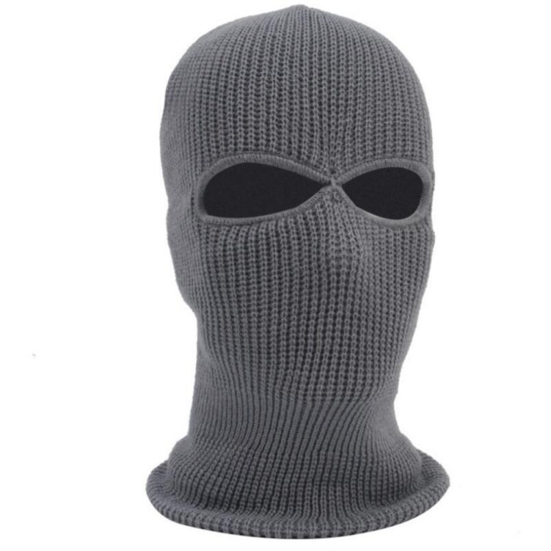 Unisex Face Mask Ski Mask Winter Cap Wool Blends Soft Warm Knitted Cap Multicolor Outdoor Cycling Caps: 15