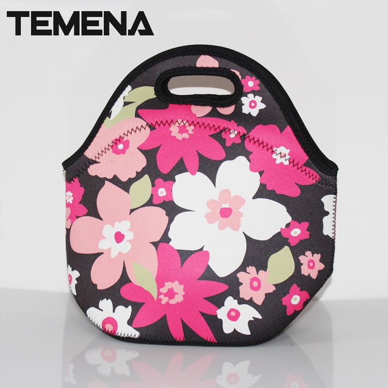 100% Neoprene thermal lunchbox lancheira bolsa de franja thermal bag bolsa termica lunch bags insulation for women ALB394D