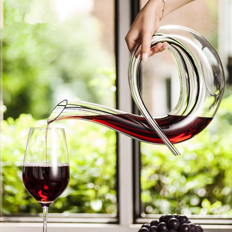 Håndlavet krystal rødvin pourer glas karaffel brandy decant sæt kande bar champagne vandflaske drikkeglas