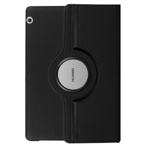 Skóra Smart Tablet skrzynki pokrywa Huawei Matepad T10S 10.1 "2020 AGS3-L09/AGS3-W09 stojak Case dla Huawei Matepad T10 9.7" AGR-L09: Black / For Matepad T10s