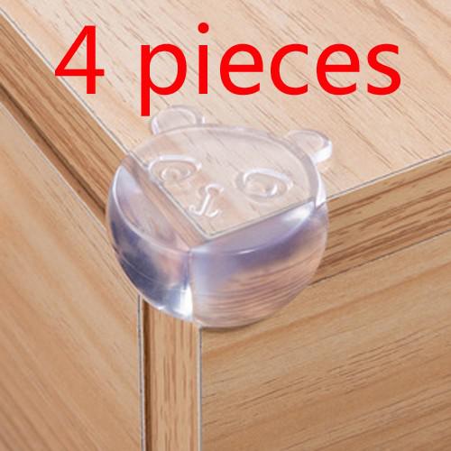 4/1 sztuk dzieci ochraniacze zabezpieczające przed dziećmi meble pcv osłony narożników stół pokrywa ochronna Anticollision krawędź osłony narożników: 4 sztuk