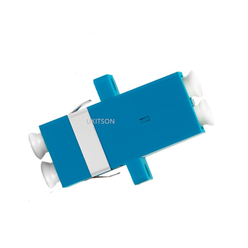 LC To LC APC UPC Duplex Coupler Plug Female Adapter Keystone 2 Ports LC-LC Optical Fiber Connector For Telecom Network Extension