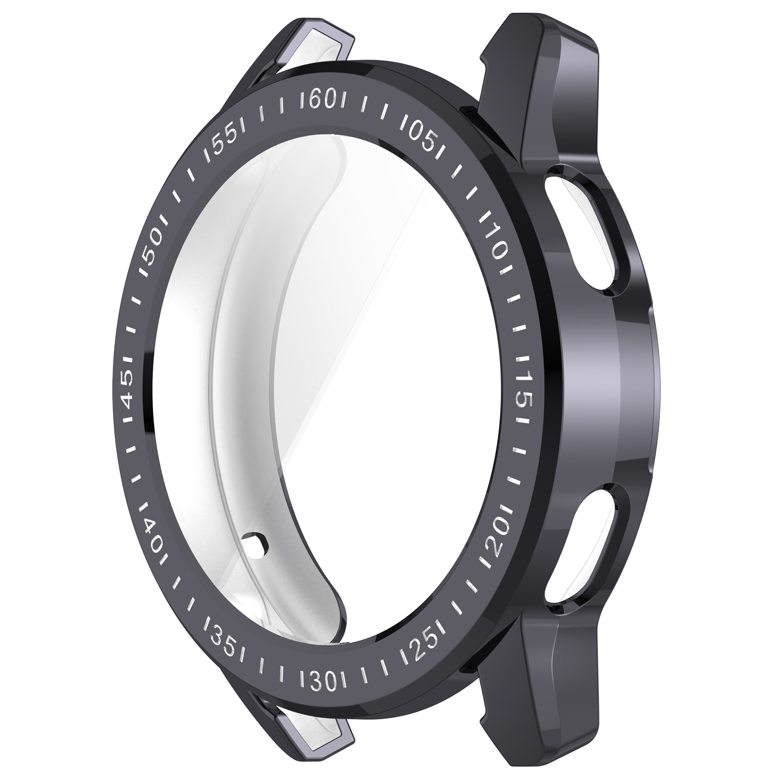Funda protectora de pantalla para Xiaomi Watch S3, cubierta protectora suave de TPU, accesorios de parachoques, marco Protector de silicona para reloj: Gris oscuro