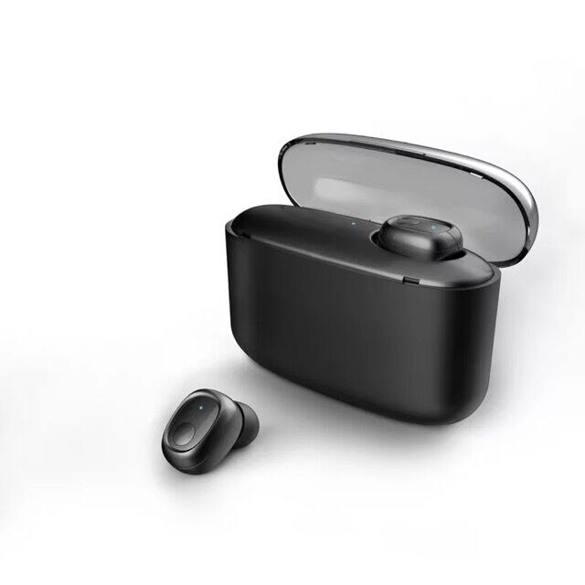 G5s bluetooth 5.0 oordopjes draadloze hoofdtelefoon met microfoon 3500 mah opladen ipx 7 waterdichte oordopjes headsets voor ios android: G5s enkele oor zwarte