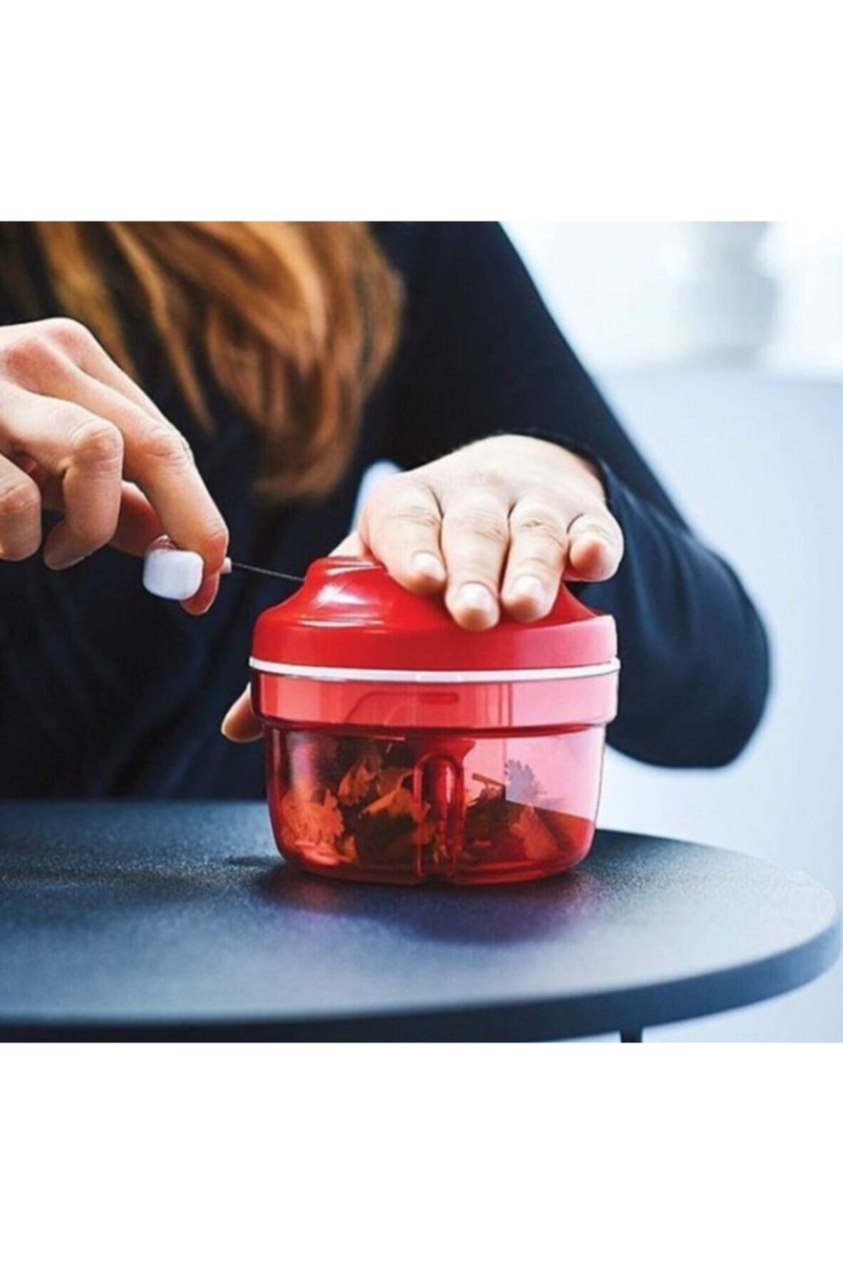 Tupperware Super Chef 1-corde hachoir herbes fraîches, légumes,