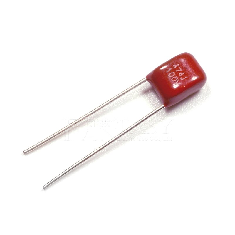 Condensateur en film polypropylène 0.47UF, 10 pièces, 5% UF, pas de 5mm, 470nf 474 100V CBB