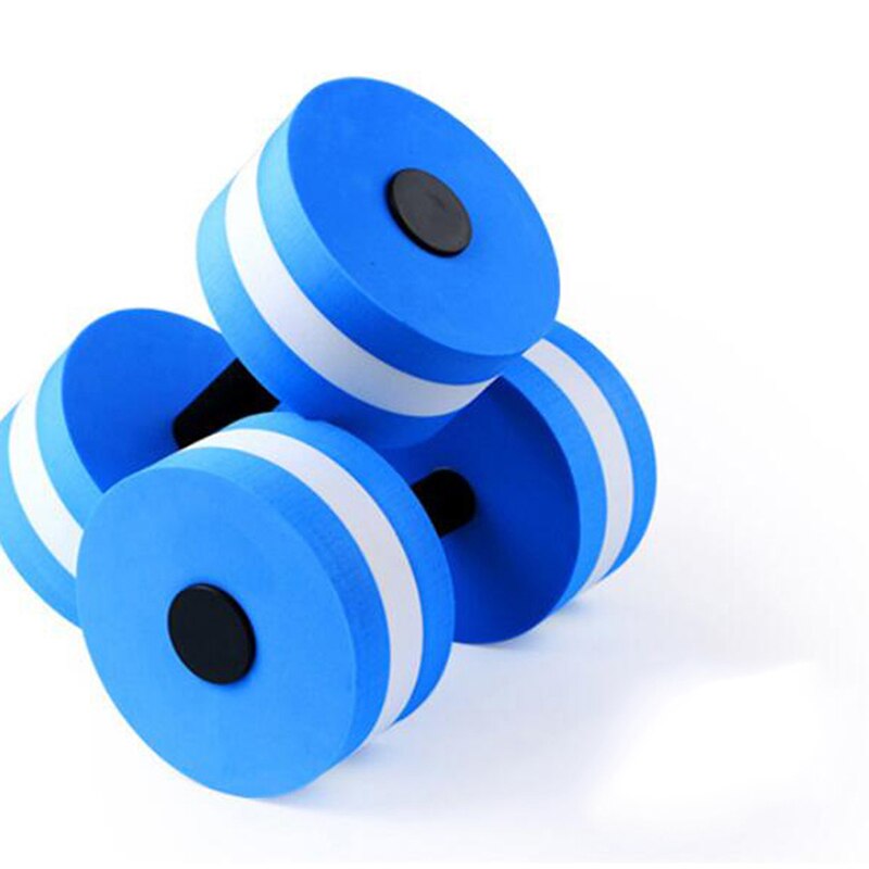 Haltères d'exercice d'haltères d'eau de forme physique d'haltères de mousse flottante de l'eau barre de main pour la forme physique de Yoga de l'eau: Bleu