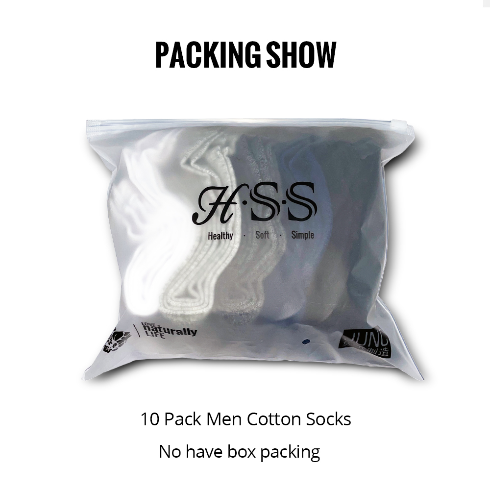 HSS 5/10 paar heren katoenmix sokken zwarte zakelijke herensokken zacht ademend zomer winter voor mannelijke sokken grote maten (6,5-14)