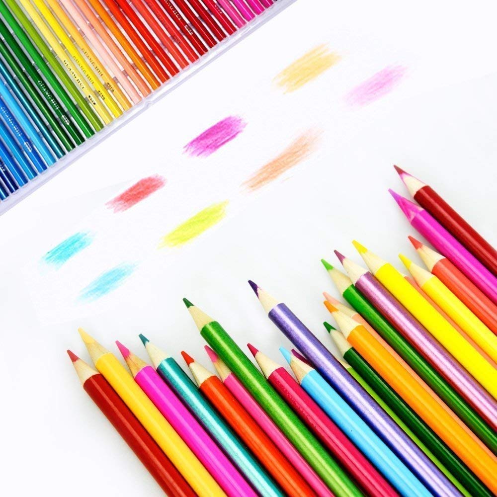 120 lápices de colores-120 lápices de colores únicos y crayones preafilados para libro de colorear, Ideal para artistas