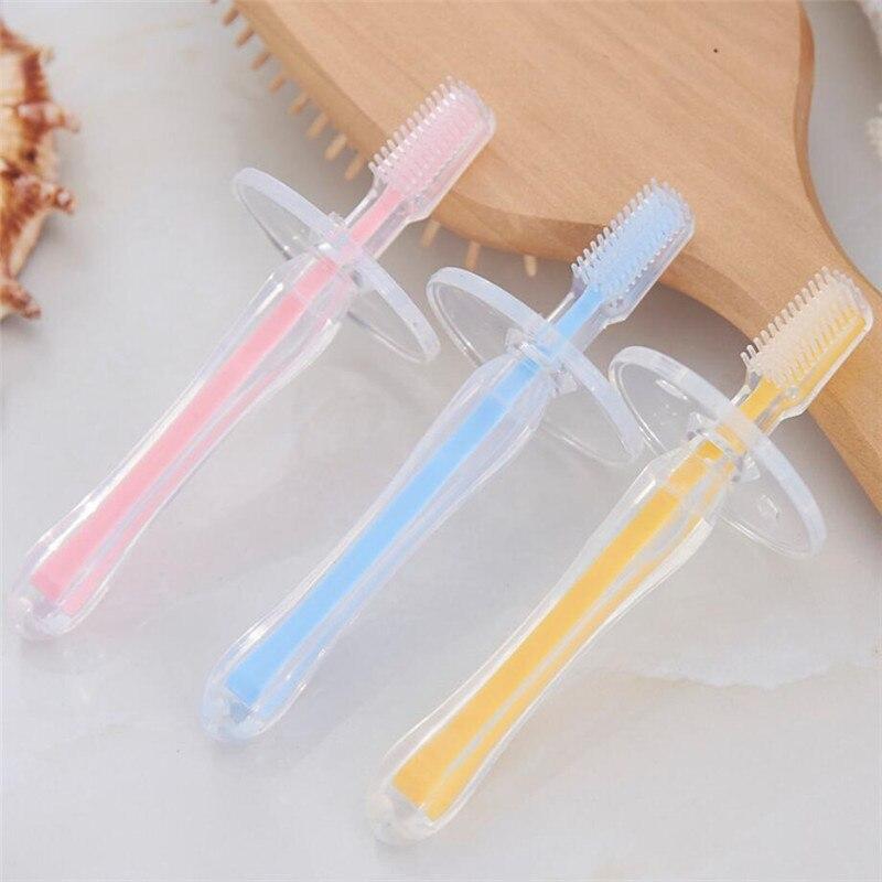 Kids Baby Tandenborstels Zachte Siliconen Training Tandenborstel Baby Kinderen Mondverzorging Tandenborstel Tool Baby Brush Tool