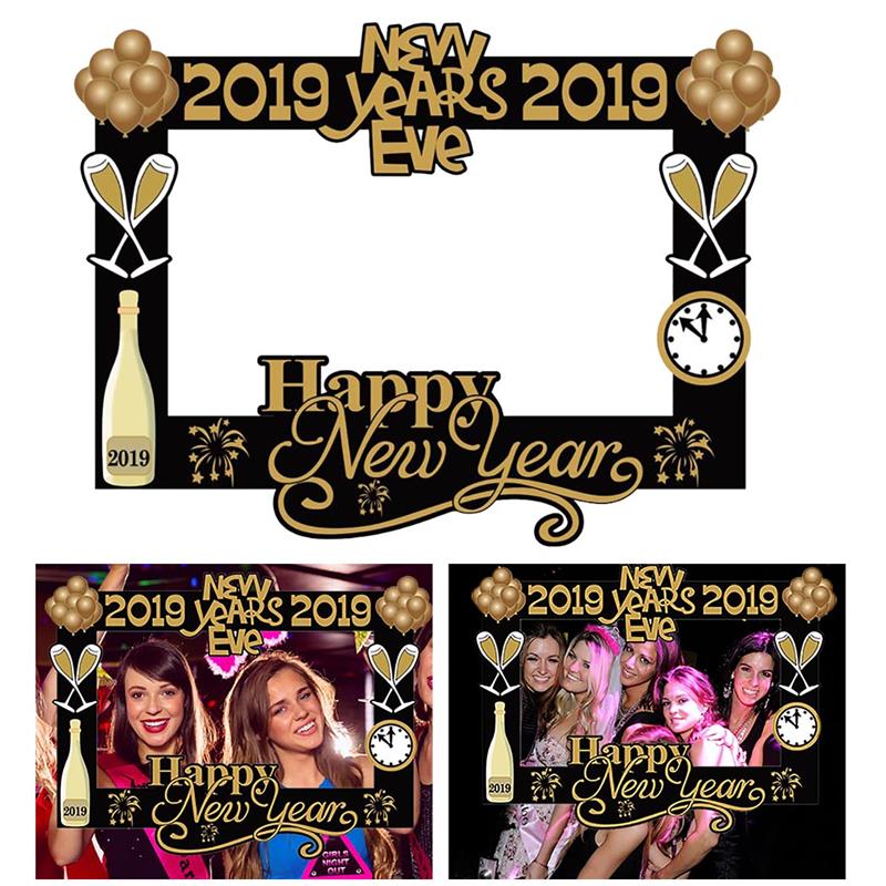 Picture Frames Props Selfie Photo Shoot Frames Xmas Photo Booth Props Party Supplies Decorationsr For Year