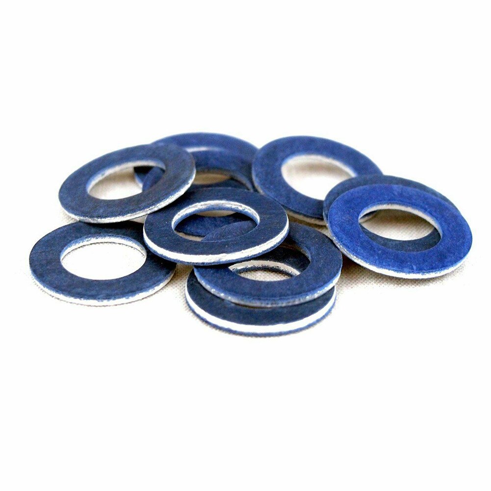 10 Stuks Set Olieaftapplug Pakking Crush Washer Voor 1985-1990 Toyota Cressida Voor 1985 Toyota corolla