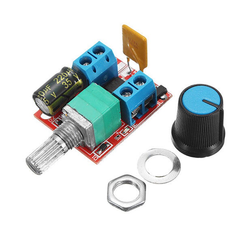 5V-30V DC PWM Speed Controller Mini Electrical Motor Control Switch LED Dimmer: Default Title