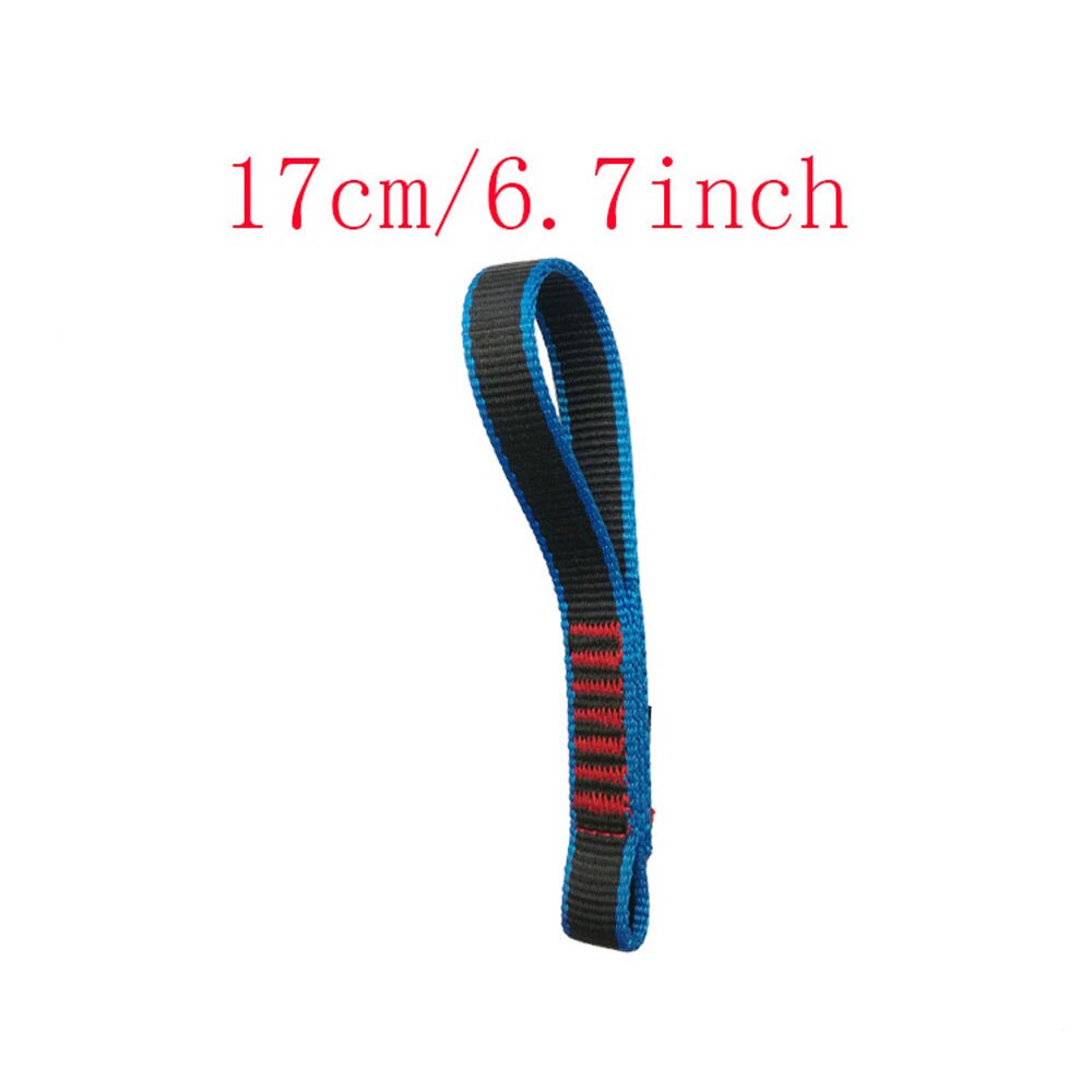 22KN 11/17cm 17mm Rock Climbing Caving Quickdraw Nylon Replacement Sling Retainers Quick Draw replacement: 17cm 6.7inch