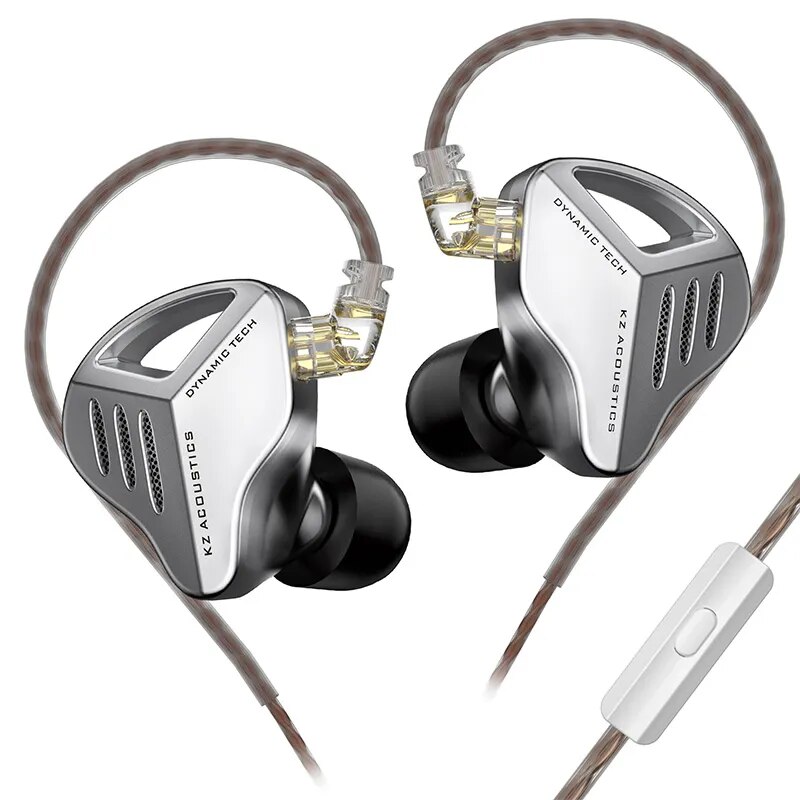KZ ZVX In-ear Koptelefoon - Hi-Fi Bas - Sport Noise Cancelling - Bedraad Metaal: Zwart
