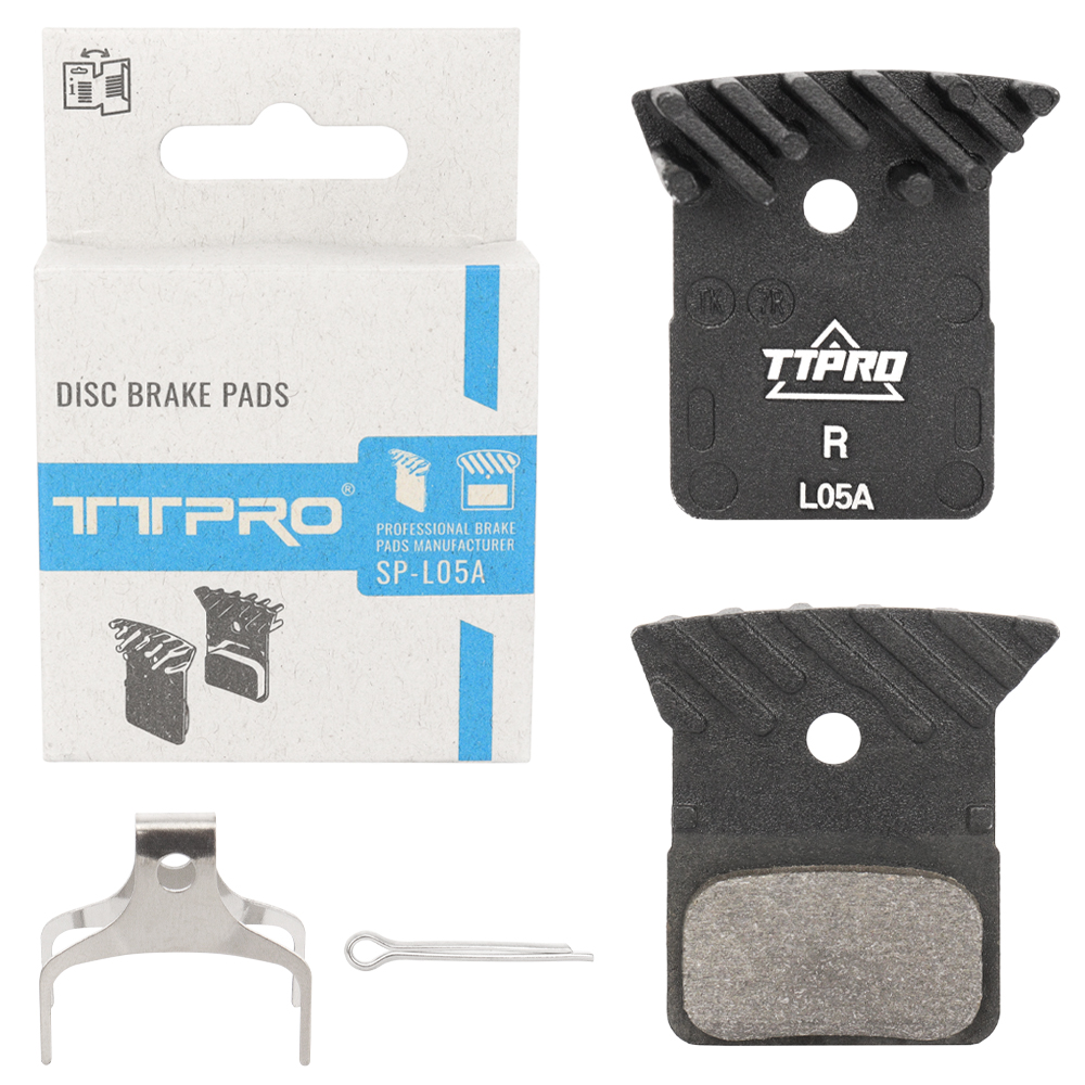 TTPRO LO4C L05A Fiets Remblokken MTB Hars Metalen Remblokken voor M8100 M7110 R9270 R8170 R7170 RS805 RS505 U5000 RX810: WHITE