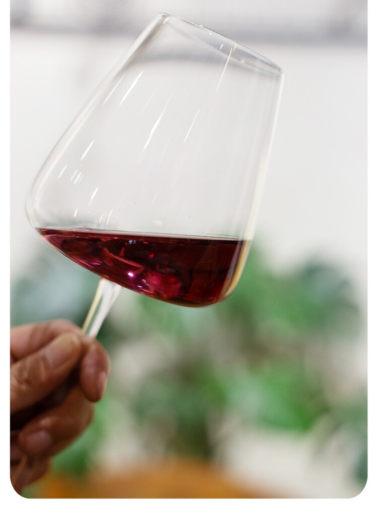 Ultra-thin 650ML/550ML Crystal Burgundy Wine Glass Handmade Red Wine Glass Household Goblet Large Belly Tasting Wine Glass