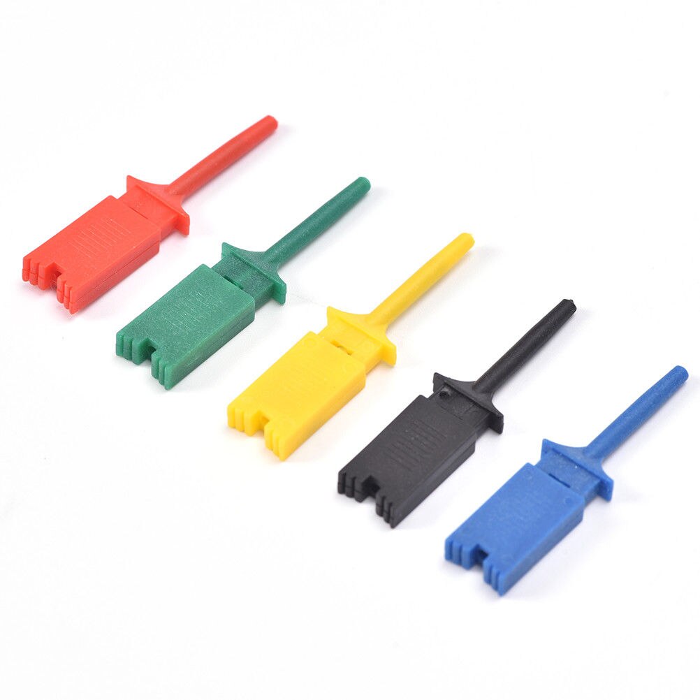 5pcs Test Hooks Clips For Logic Analyzers Logic Test Clip Colorful