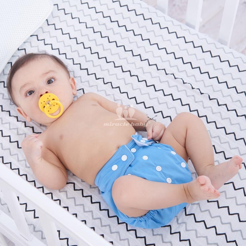 Babyklud genanvendelige bleer bleer vaskbare nyfødte justerbare bleer ble skiftende ble børn vaskbare stofbleer