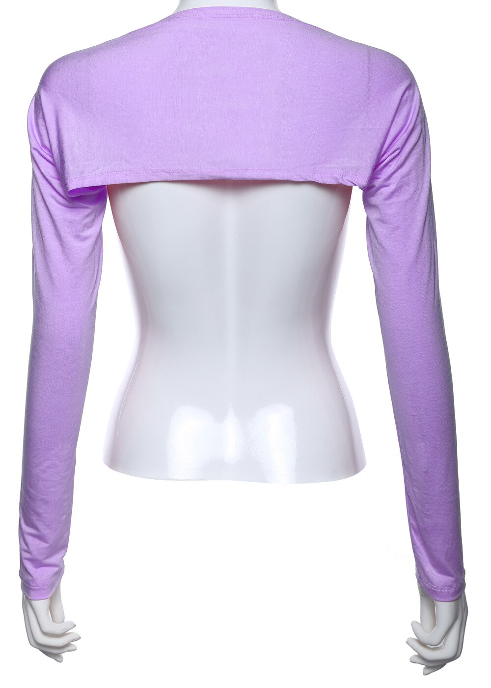 Femmes Hijab musulman Armer manches couverture haussement d'épaules boléro Hayaa Armer plus Oversleeves Stretch Protection turquie eau manches aléatoire: lavendar