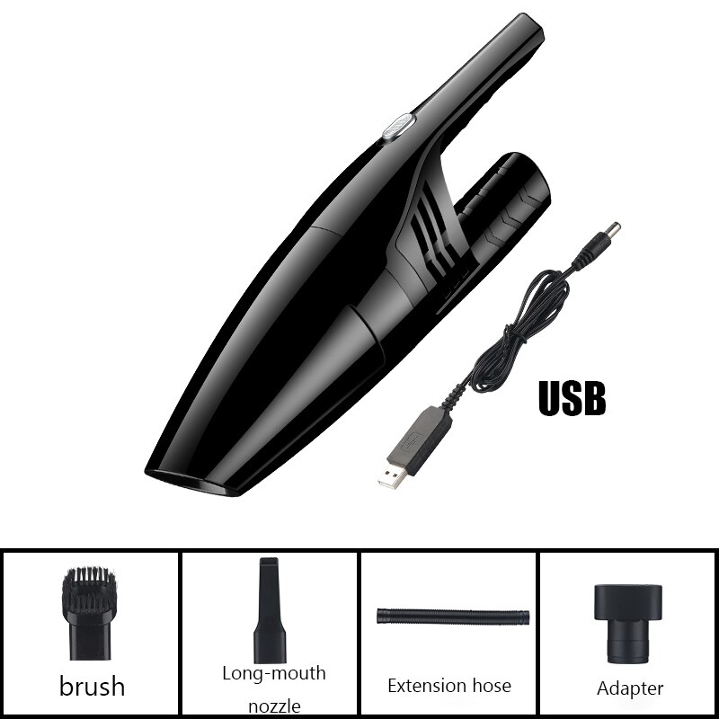 TOMULE car cleaning tools The upgraded version of the car vacuum cleaner with high suction and wet and dry 12V high power: Wireless black
