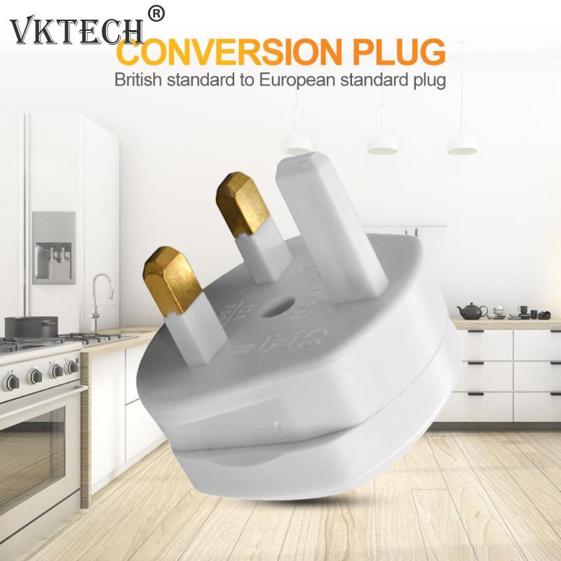 13A UK Conversion Plug to EU Plug Transform Switch Plugs Travel Adapter Converter Switch Plug
